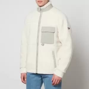 Image of Tommy Jeans Fleece and Shell Jacket - L