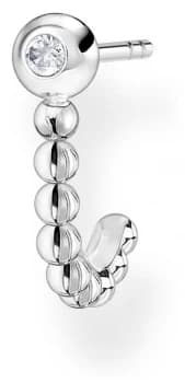 Image of Thomas Sabo Sterling Silver Single Drop Earring Silver Jewellery