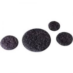 Image of Hook and loop stick on dot stick on Hook pad 20 mm Black
