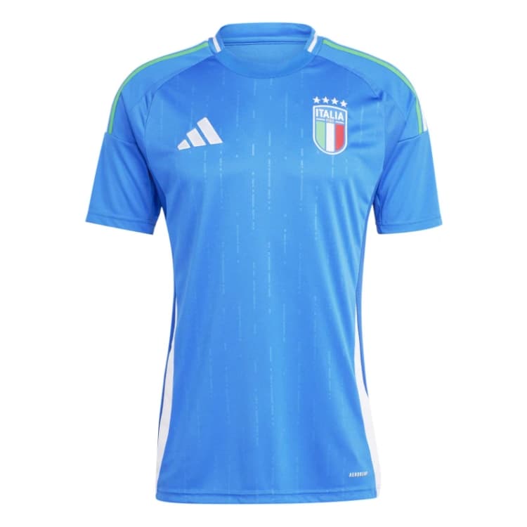 Image of adidas Italy Home Shirt 2024 Adults - Blue Blue L