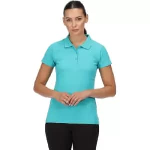 Image of Regatta Womens Sinton Coolweave Cotton Jersey Polo Shirt 18 - Bust 43' (109cm)