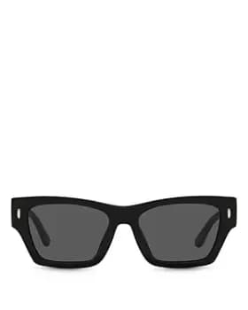 Image of Tory Burch Womens Square Logo Sunglasses, 52mm