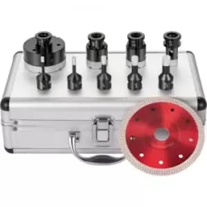 Image of Vevor Diamond Drill Bits Hole Saw Set 1/5"-2-3/5" 9pcs Tile Ceramic Porcelain