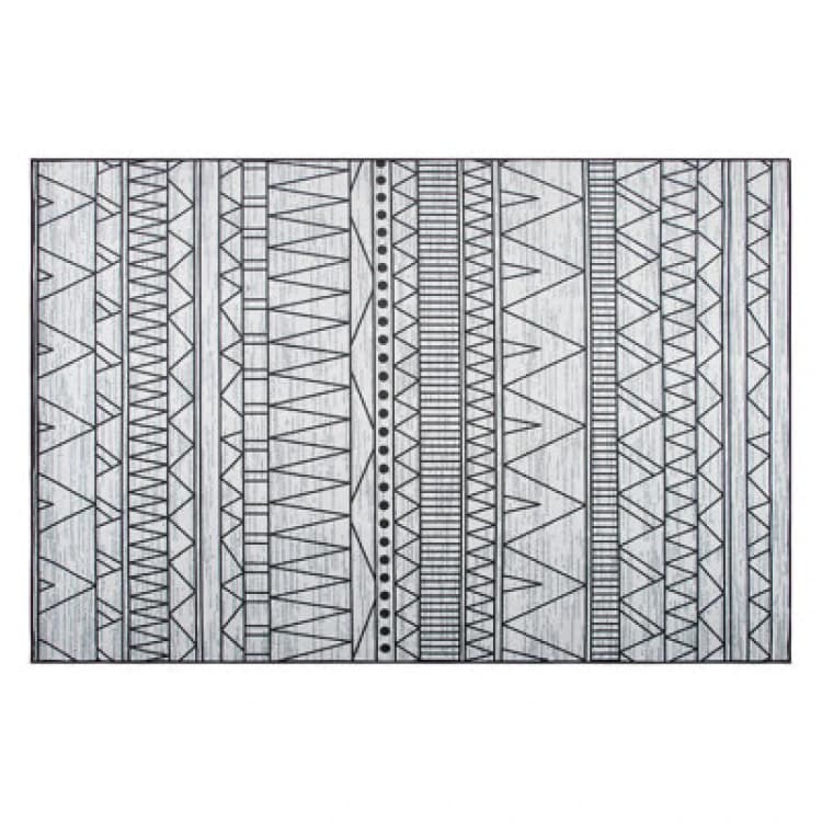 Image of Beliani Rug Keban Black 140 X 200 Cm