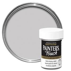 Image of Rust-Oleum Painter's touch Silver effect Gloss Multi-surface Paint 20ml