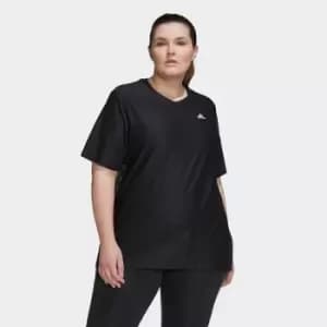 Image of Recycled Running T-Shirt with Logo Print