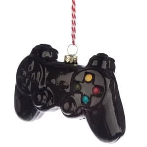 Image of Game Over Game Controller Glass Christmas Bauble Decoration