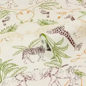 Image of Serengeti Wallpaper Natural