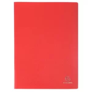Image of Exacompta Display Books PP Eco A4, 10 Pkts, Red, Pack of 25