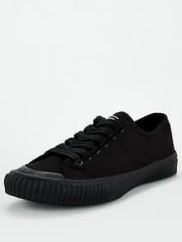 Image of Superdry Low Pro Trainers - Black, Size 3, Women