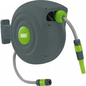 Image of Draper Wall Mounted Auto Garden Hose Reel 1/2" / 12.5mm 20m