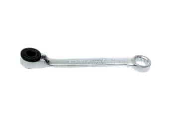 Image of Teng Tools 1400B 1/4" Hex Drive Mini Bits Ratchet With 8mm 12 pt Ring Spanner