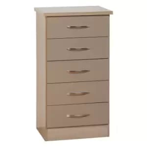 Image of Nevada Narrow Oyster Chest of Drawer Oyster