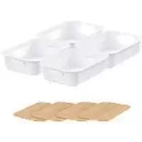 Image of SmartStore Storage Basket Plastic White 28 (W) x 37 (D) x 19 (H) cm 3185781431801004