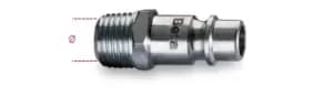 Image of Beta Tools 1916G Quick Coupler European Profile Ø GAS BSP 1/2" 019160012