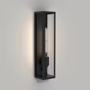 Image of Harvard LED Outdoor Wall Light Matt Black IP44, E27