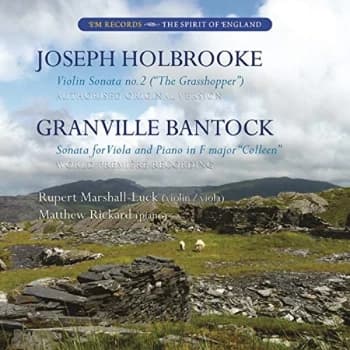 Image of Rupert Marshall Luck & Martin Rickard - Joseph Holbrooke: Violin Sonata No. 2, ('The Grasshopper')/... CD