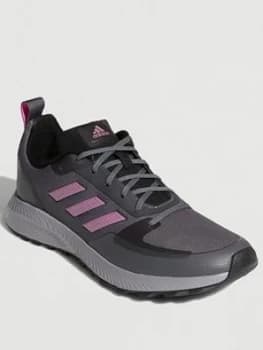 Image of Adidas Runfalcon 2.0 Trail - Grey/Purple
