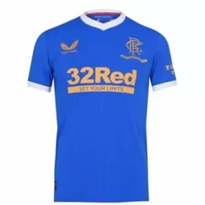 Image of Castore Rangers Home Shirt 2021 2022 - Blue