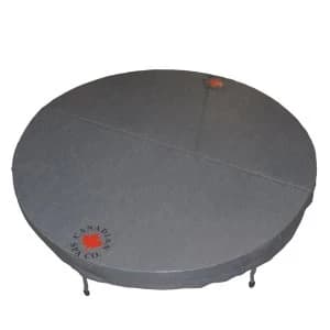 Image of Canadian Spa Round Hot Tub Cover - Grey 203cm