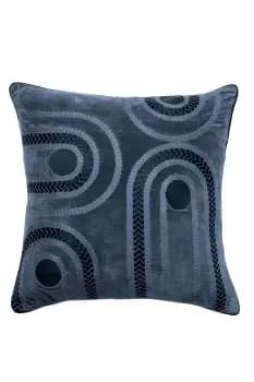 Image of 'Delaunay' Cotton Velvet Cushion