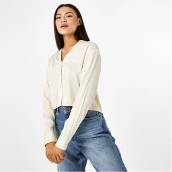 Image of Jack Wills Eco Satin Shirt - Cream