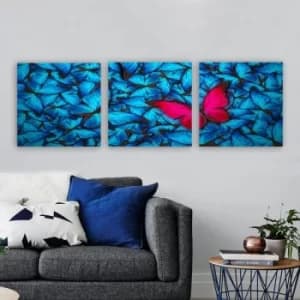 Image of P210081 Multicolor Decorative Canvas Painting (3 Pieces)