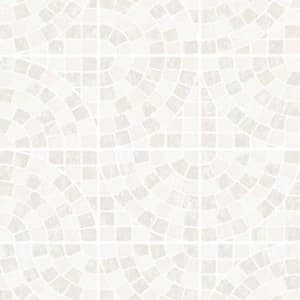 Image of Contour Calcada Cream Decorative Wallpaper - 10m