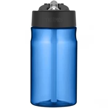 Image of Thermos Hydration Bottle with Straw Blue 355ml