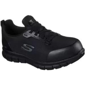 Image of Skechers Womens/Ladies Sure Track Jixie Safety Shoes (8 UK) (Black) - Black