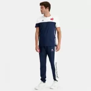 Image of Le Coq Sportif French Football T-Shirt - Blue