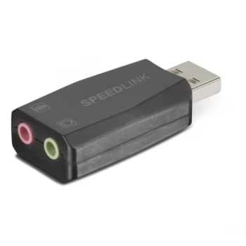 Image of Speedlink Vigo USB External Sound Card Black - SL-8850-BK-01