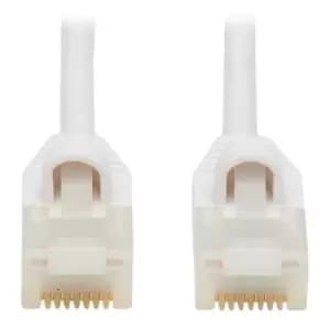 Image of Tripp Lite N261AB-S05-WH Safe-IT Cat6a 10G-Certified Snagless Antibacterial Slim UTP Ethernet Cable (RJ45 M/M) White 5-ft. (1.52 m)