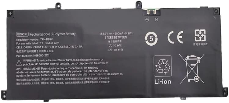 Image of CoreParts Lpop ery for HP 48.51Wh