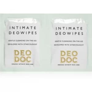 Image of DeoDoc DeoWipes Jasmine Pear Intimate Cleansing Wipes 10 pc