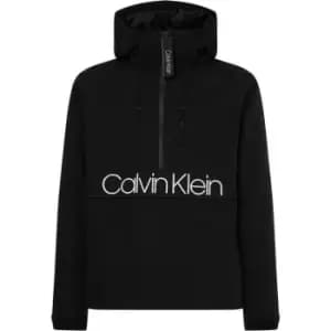 Image of Calvin Klein OTH Front Logo Hoodie - Black