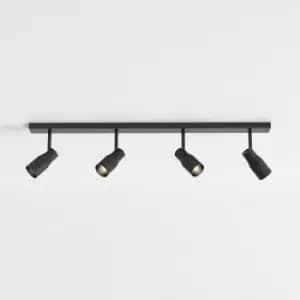 Image of Apollo Four Bar 4 Light Spotlight Matt Black, GU10