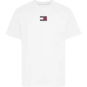 Image of Tommy Jeans Badge T-Shirt - White