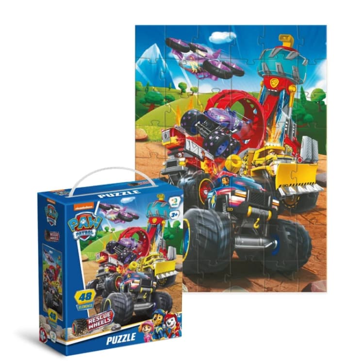Image of DODO Paw Patrol Puzzle - Rescue Wheels - 48 Pieces Multi
