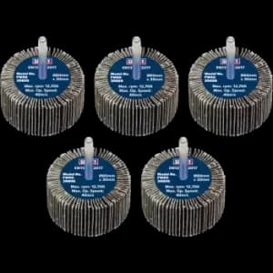 Image of Sealey Flap Wheels Pack Of 5 60mm 30mm 60g