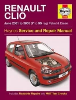 Image of Renault Clio 01-05 Service and Repair Manual Paperback