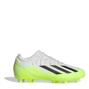 Image of adidas X .3 Junior Firm Ground Football Boots - White