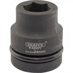 Image of Draper Expert 1" Drive Hexagon Impact Socket Metric 1" 24mm