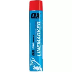 Image of Ox Tools - ox Permanent Line Marker Spray Trade Red (1 Pack)