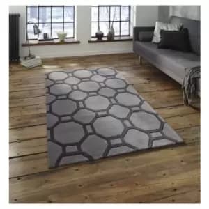 Image of Noble House 4338 Grey 120cm x 170cm Rectangle