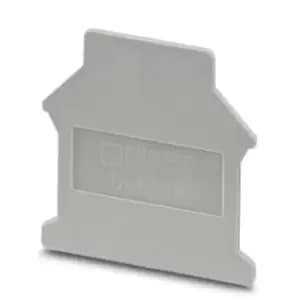 Image of Phoenix Contact D-Uk 16 End Cover, Screw Din Rail Terminal Block
