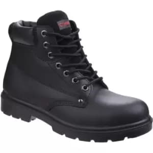 Image of Centek Mens FS331 Classic Ankle S3 Lace Up Leather Safety Boots (8 UK) (Black)