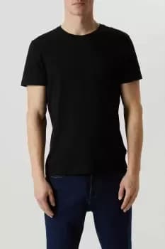 Image of 3 Pack Black Crew Neck T-Shirts