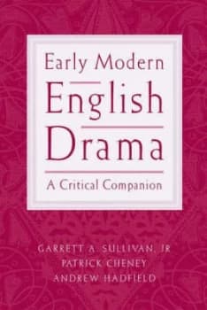 Image of Early Modern English Drama by Garrett a Sullivan Book