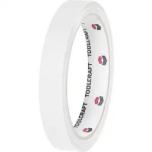 Image of TOOLCRAFT HEB15L10WC HEB15L10WC Cloth tape HEB15L10WC White (L x W) 10 m x 15mm